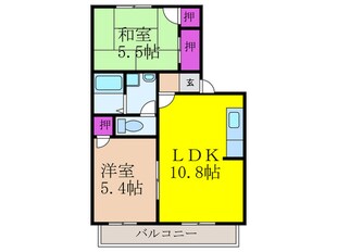 ガーデンハイツの物件間取画像